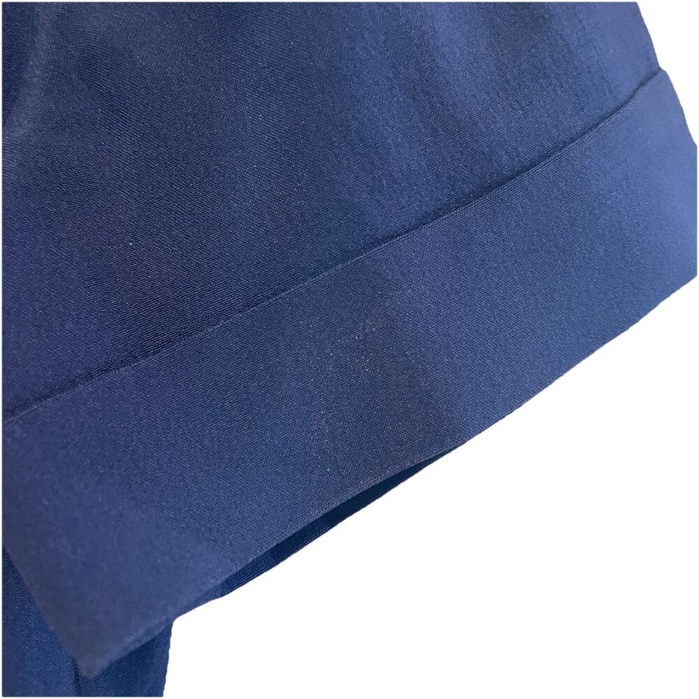REISS Royal Blue Plum Gray Pleated Elva Dress Sz 6 - Picture 6 of 10